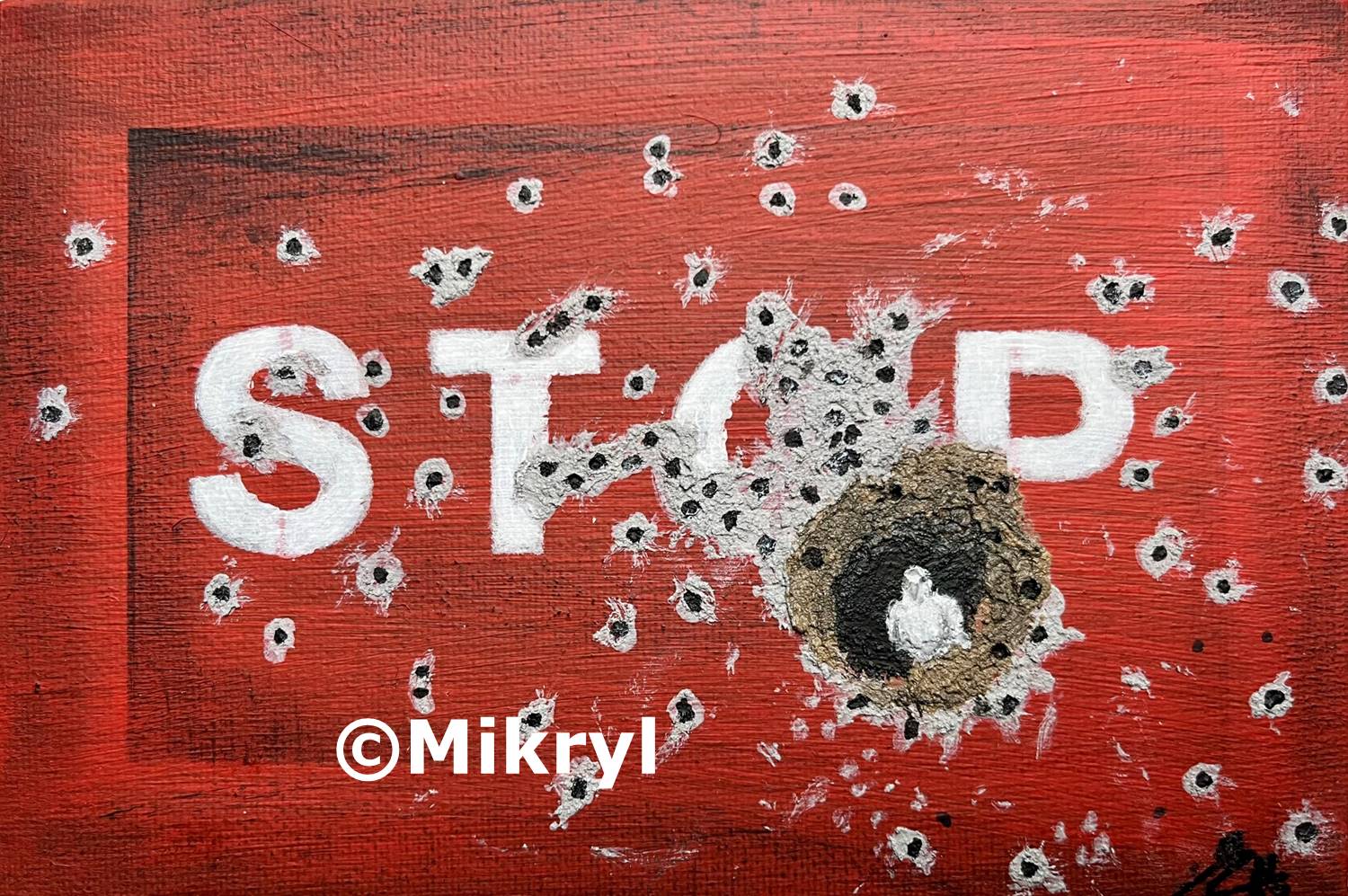 STOP (frei nach Banksy)